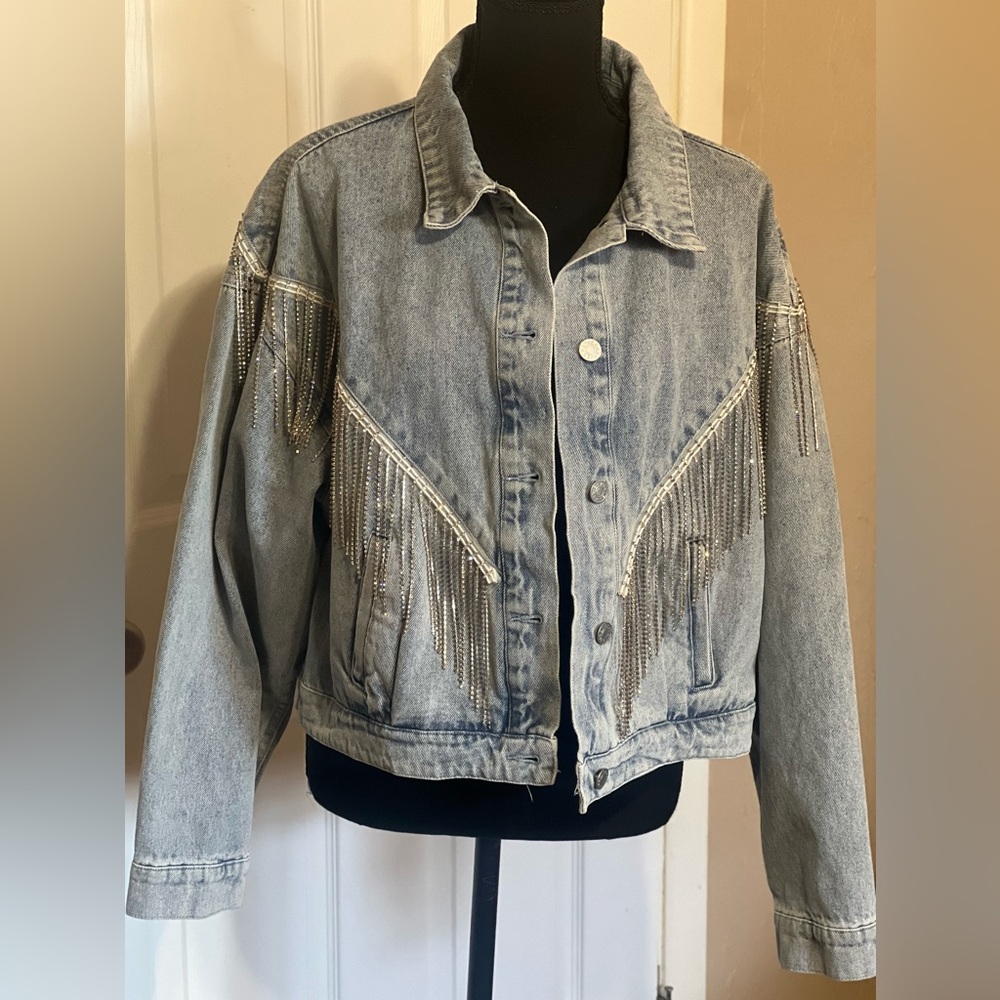 Plus size Denim jacket.